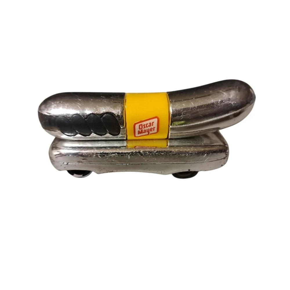Vintage Hot Wheels Oscar Mayer Wiener Silver 1993 Mattel Diecast Car Loose